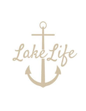 Load image into Gallery viewer, Lake Life Large Anchor Custom Precision Die Cut Vinyl Decal Sticker Design Style Graphics