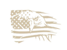 Load image into Gallery viewer, American Flag Bald Eagle Custom Precision Die Cut Vinyl Decal Sticker Design Style Graphics