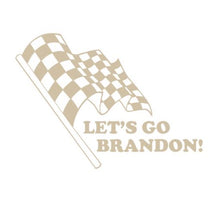 Load image into Gallery viewer, Let's Go Brandon! Race Flag Custom Precision Die Cut Decal Sticker Design Style Graphics