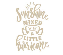 Load image into Gallery viewer, Sunshine Mixed With A Little Hurricane Custom Precision Die Cut Vinyl Decal Sticker Design Style Graphics