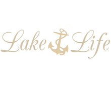 Load image into Gallery viewer, Lake Life Anchor Custom Precision Die Cut Vinyl Decal Sticker Design Style Graphics