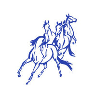 Load image into Gallery viewer, Wild Horses Custom Precision Die Cut Vinyl Decal Sticker Design Style Graphics