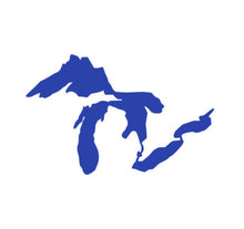 Load image into Gallery viewer, Michigan Great Lakes Custom Precision Die Cut Vinyl Decal Sticker Design Style Graphics