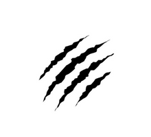 Load image into Gallery viewer, Claw Scratch Marks Custom Precision Die Cut Vinyl Decal Sticker Design Style Graphics