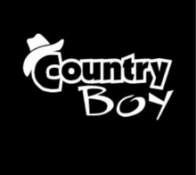 Load image into Gallery viewer, Country Boy Custom Precision Die Cut Vinyl Decal Sticker Design Style Graphics
