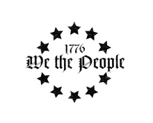Load image into Gallery viewer, We The People 1776 Star Circle Custom Precision Die Cut Vinyl Decal Sticker Design Style Graphics