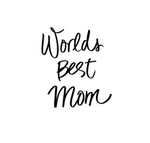 Load image into Gallery viewer, World's Best Mom Custom Precision Die Cut Vinyl Decal Sticker Design Style Graphics