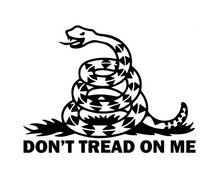 Load image into Gallery viewer, Don't Tread On Me Snake Custom Precision Die Cut Vinyl Decal Sticker Design Style Graphics