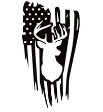 Load image into Gallery viewer, Deer Buck Heartbeat Custom Precision Die Cut Vinyl Decal Sticker Design Style Graphics
