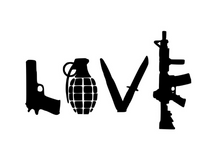 Load image into Gallery viewer, Gun Love Custom Precision Die Cut Vinyl Decal Sticker Design Style Graphics