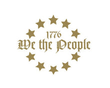 Load image into Gallery viewer, We The People 1776 Star Circle Custom Precision Die Cut Vinyl Decal Sticker Design Style Graphics