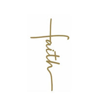 Load image into Gallery viewer, Faith Cross Custom Precision Die Cut Vinyl Decal Sticker Design Style Graphics