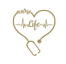 Load image into Gallery viewer, Nurse Life Custom Precision Die Cut Vinyl Decal Sticker Design Style Graphics