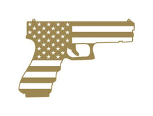 Load image into Gallery viewer, American Flag Pistol Gun Custom Precision Die Cut Vinyl Decal Sticker Design Style Graphics