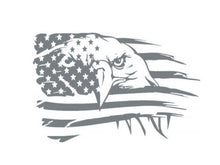 Load image into Gallery viewer, American Flag Bald Eagle Custom Precision Die Cut Vinyl Decal Sticker Design Style Graphics