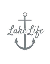Load image into Gallery viewer, Lake Life Large Anchor Custom Precision Die Cut Vinyl Decal Sticker Design Style Graphics