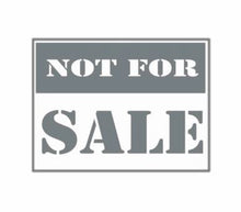 Load image into Gallery viewer, Not For Sale Custom Precision Die Cut Vinyl Decal Sticker Design Style Graphics