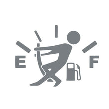 Load image into Gallery viewer, Empty Fuel Man Custom Precision Die Cut Vinyl Decal Sticker Design Style Graphics