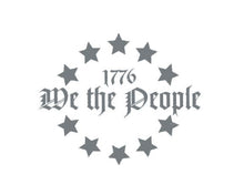 Load image into Gallery viewer, We The People 1776 Star Circle Custom Precision Die Cut Vinyl Decal Sticker Design Style Graphics