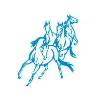 Load image into Gallery viewer, Wild Horses Custom Precision Die Cut Vinyl Decal Sticker Design Style Graphics