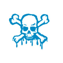 Load image into Gallery viewer, Skull And Crossbones Custom Precision Die Cut Vinyl Decal Sticker Design Style Graphics