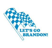 Load image into Gallery viewer, Let's Go Brandon! Race Flag Custom Precision Die Cut Decal Sticker Design Style Graphics