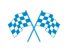 Load image into Gallery viewer, Racing Flags Custom Precision Die Cut Vinyl Decal Sticker Design Style Graphics