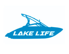 Load image into Gallery viewer, Lake Life Ski Boat Custom Precision Die Cut Vinyl Decal Sticker Design Style Graphics