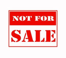 Load image into Gallery viewer, Not For Sale Custom Precision Die Cut Vinyl Decal Sticker Design Style Graphics