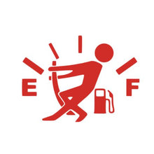 Load image into Gallery viewer, Empty Fuel Man Custom Precision Die Cut Vinyl Decal Sticker Design Style Graphics