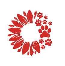 Load image into Gallery viewer, Sunflower Paw Prints Custom Precision Die Cut Vinyl Decal Sticker Design Style Graphics