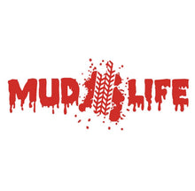 Load image into Gallery viewer, Mud Life Tire Track Custom Precision Die Cut Vinyl Decal Sticker Design Style Graphics