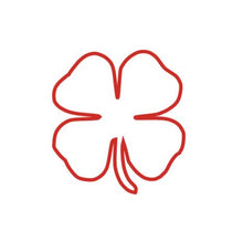 Load image into Gallery viewer, Lucky 4 Leaf Clover Custom Precision Die Cut Vinyl Decal Sticker Design Style Graphics