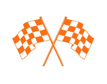 Load image into Gallery viewer, Racing Flags Custom Precision Die Cut Vinyl Decal Sticker Design Style Graphics