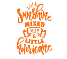 Load image into Gallery viewer, Sunshine Mixed With A Little Hurricane Custom Precision Die Cut Vinyl Decal Sticker Design Style Graphics