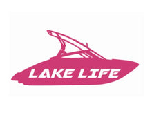 Load image into Gallery viewer, Lake Life Ski Boat Custom Precision Die Cut Vinyl Decal Sticker Design Style Graphics