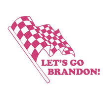 Load image into Gallery viewer, Let's Go Brandon! Race Flag Custom Precision Die Cut Decal Sticker Design Style Graphics