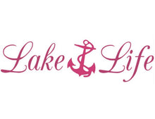 Load image into Gallery viewer, Lake Life Anchor Custom Precision Die Cut Vinyl Decal Sticker Design Style Graphics