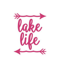 Load image into Gallery viewer, Lake Life Arrows Custom Precision Die Cut Vinyl Decal Sticker Design Style Graphics