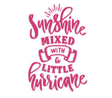 Load image into Gallery viewer, Sunshine Mixed With A Little Hurricane Custom Precision Die Cut Vinyl Decal Sticker Design Style Graphics