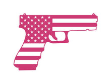 Load image into Gallery viewer, American Flag Pistol Gun Custom Precision Die Cut Vinyl Decal Sticker Design Style Graphics