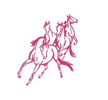 Load image into Gallery viewer, Wild Horses Custom Precision Die Cut Vinyl Decal Sticker Design Style Graphics