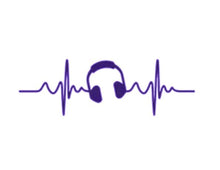 Load image into Gallery viewer, Headphones Heartbeat Custom Precision Die Cut Vinyl Decal Sticker Design Style Graphics