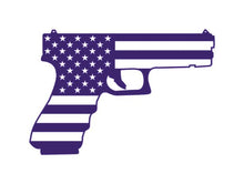 Load image into Gallery viewer, American Flag Pistol Gun Custom Precision Die Cut Vinyl Decal Sticker Design Style Graphics
