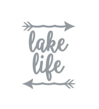 Load image into Gallery viewer, Lake Life Arrows Custom Precision Die Cut Vinyl Decal Sticker Design Style Graphics