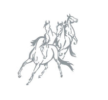 Load image into Gallery viewer, Wild Horses Custom Precision Die Cut Vinyl Decal Sticker Design Style Graphics