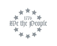 Load image into Gallery viewer, We The People 1776 Star Circle Custom Precision Die Cut Vinyl Decal Sticker Design Style Graphics