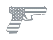 Load image into Gallery viewer, American Flag Pistol Gun Custom Precision Die Cut Vinyl Decal Sticker Design Style Graphics