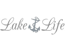 Load image into Gallery viewer, Lake Life Anchor Custom Precision Die Cut Vinyl Decal Sticker Design Style Graphics