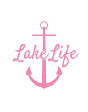 Load image into Gallery viewer, Lake Life Large Anchor Custom Precision Die Cut Vinyl Decal Sticker Design Style Graphics